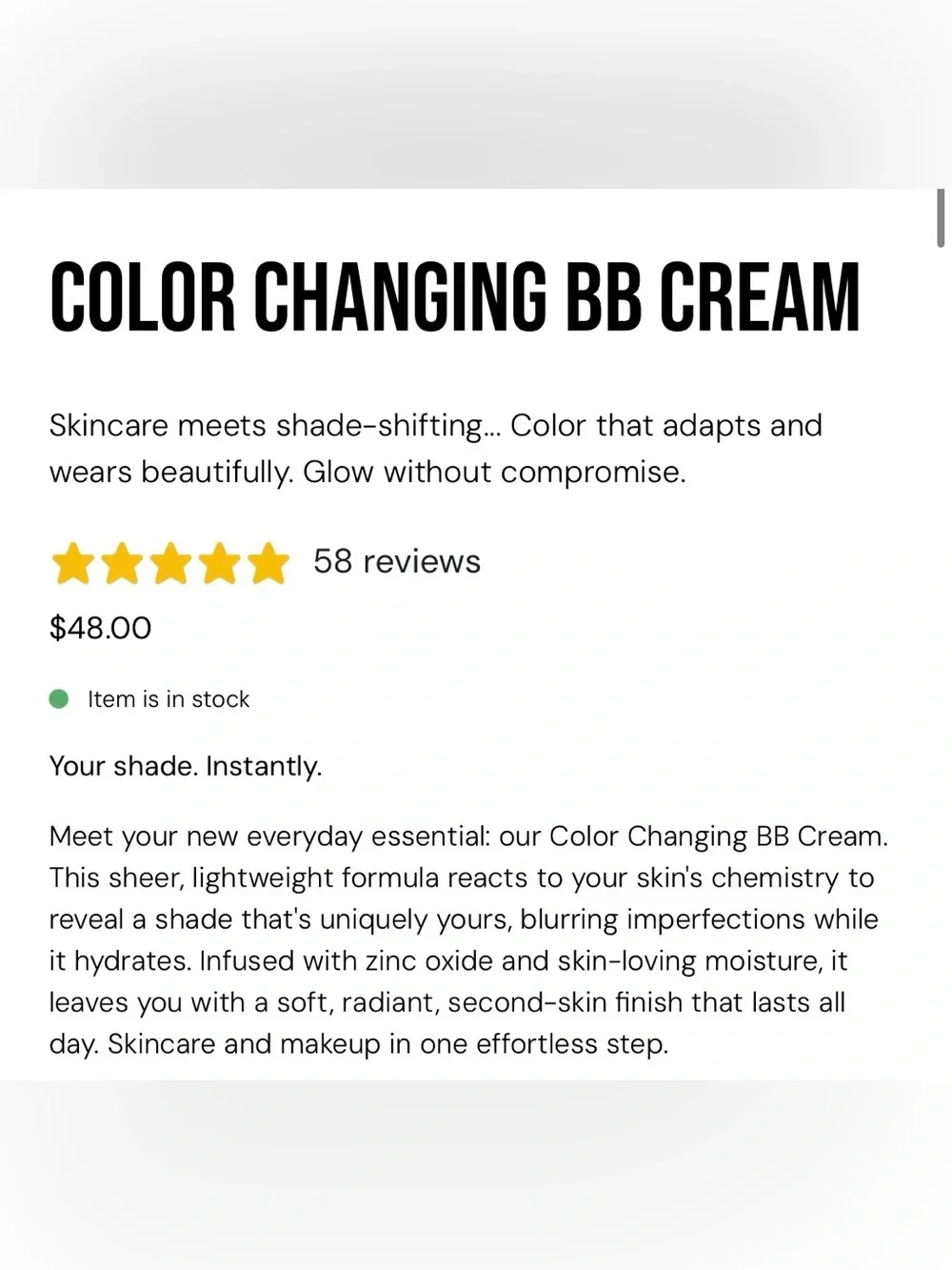 C&D Beauty BB Cream - Light